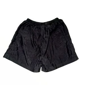 Reebok black windbreaker shorts